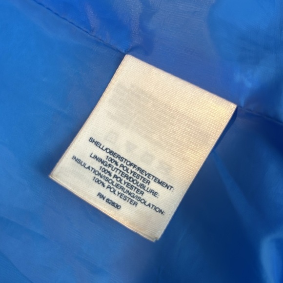 Lands' End Kids Bright Blue Puffer Jacket 14 Fall Winter - Picture 6 of 7